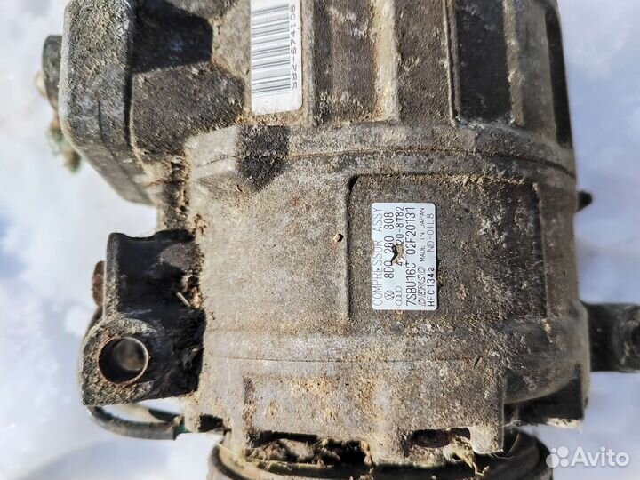 Компрессор кондиционера на volkswagen passat