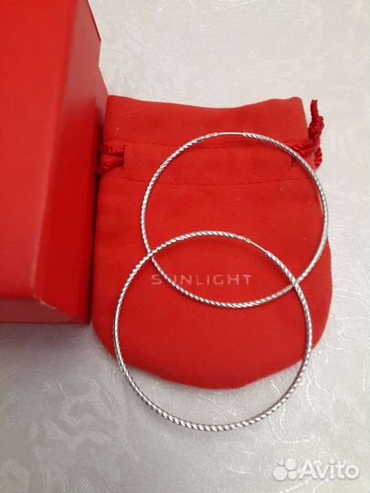 Серьги серебряные