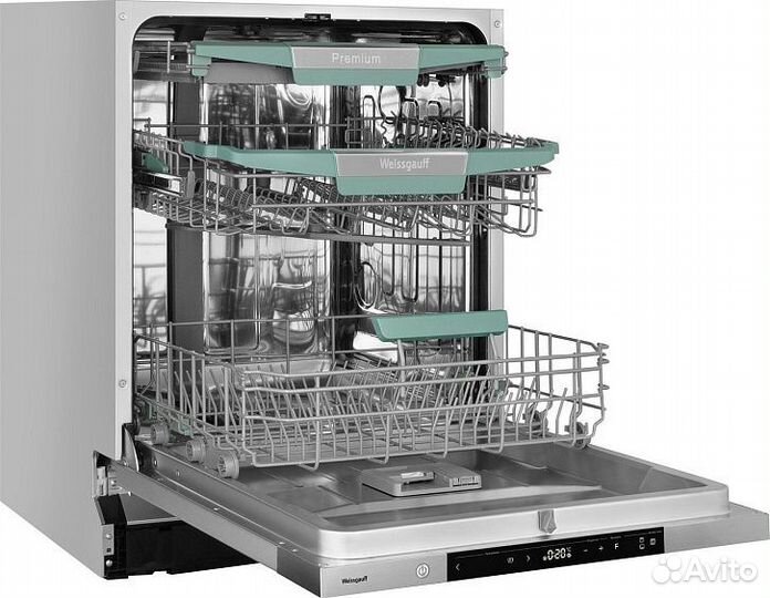 Посудомоечная машина weissgauff BDW 6151 Inverter Touch AutoOpen Timer Floor