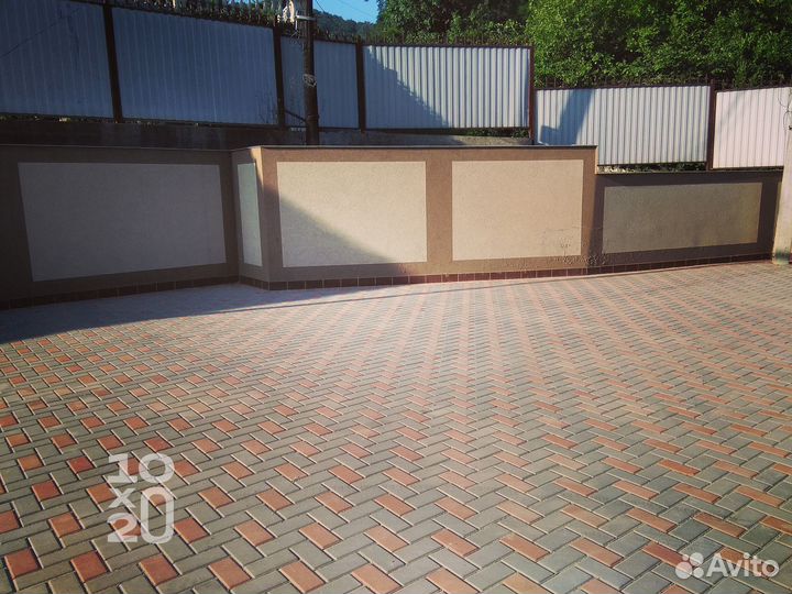 Тротуарная плитка, брусчатка, бордюры