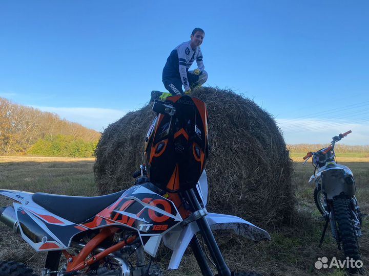 Прогулка на мотоцикле эндуро или питбайке