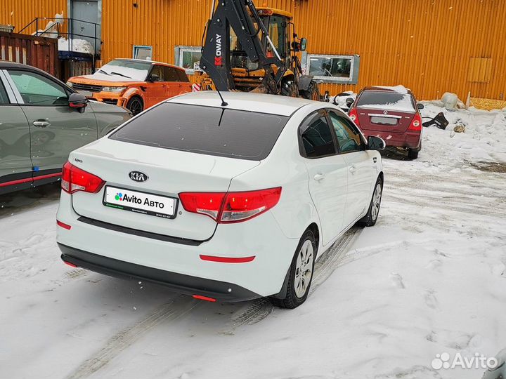 Kia Rio 1.4 МТ, 2015, 99 290 км