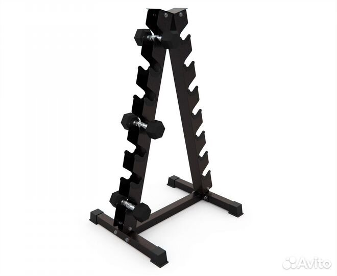 Стойка для хранения гантелей на 7 пар D870