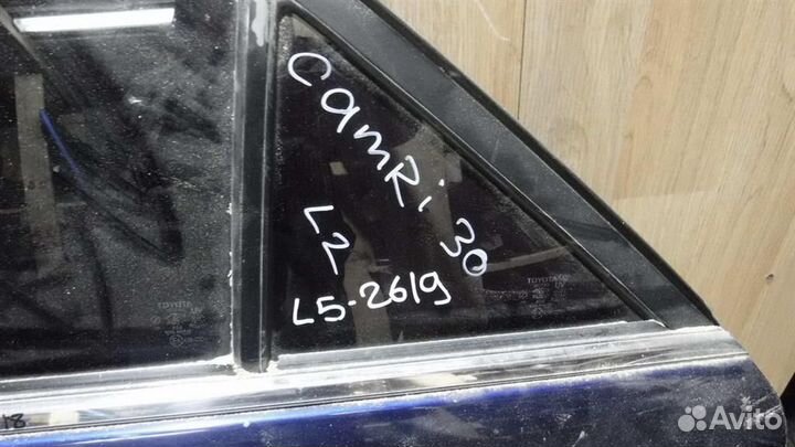 Стекло двери задней левой (форточка) Toyota Camry