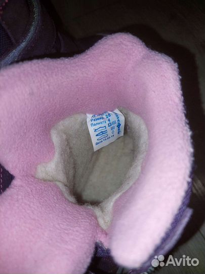 Ботинки зимние для девочки 28 размер