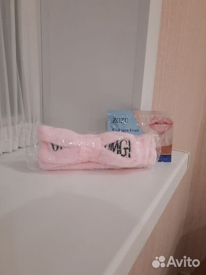 Повязка на голову OMG для умывания, волос, бант