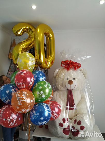 Плюшевые медведи от 85см. до 285см. с доставкой