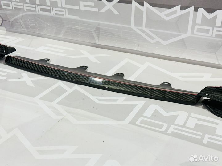 Сплиттер BMW G20 G21 M performance, сухой карбон