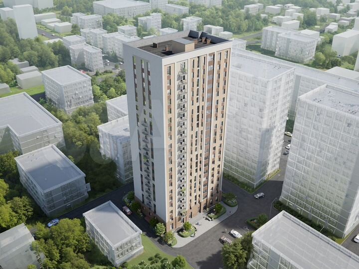 2-к. квартира, 61,5 м², 20/20 эт.