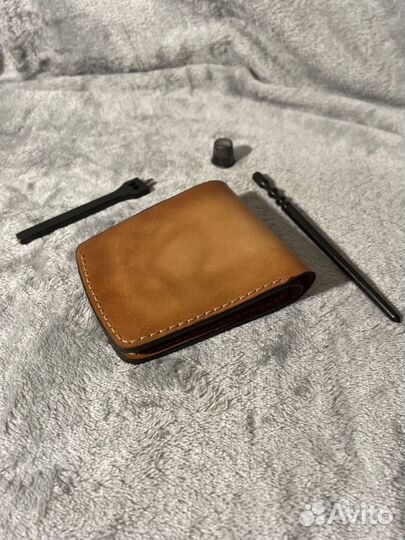 Мужской кошелек ручной работы