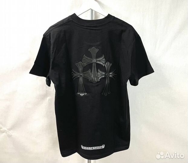 Футболка chrome hearts оверсайз унисекс