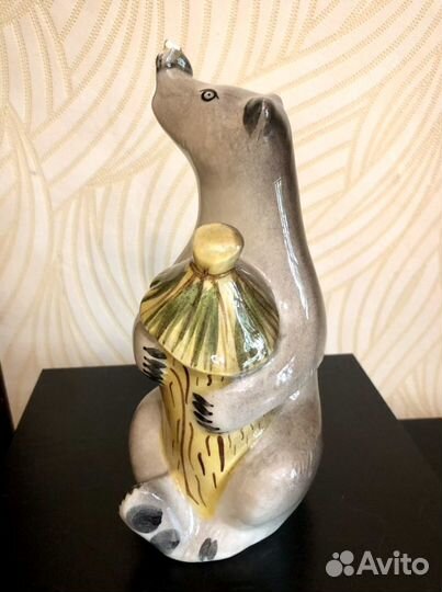 Статуэтка На Пасеке Медвежонок с Ульем Конаково