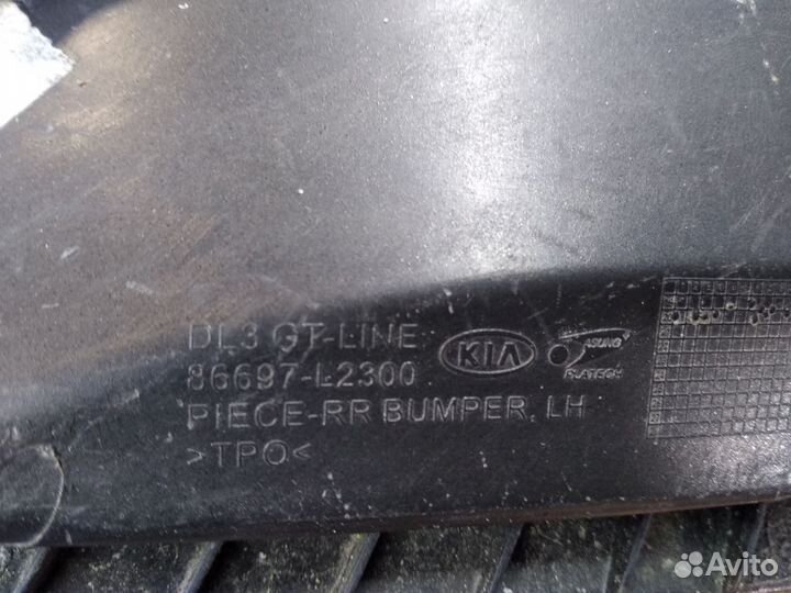 Накладка бампера заднего Kia K5