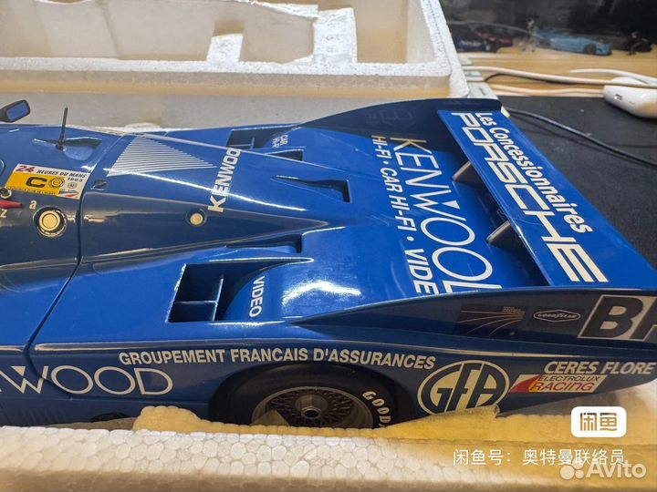 Модель автомобиля Porsche 956L