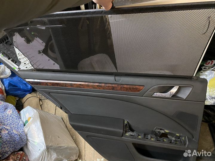 Задние обшивки дверей со шторками skoda superb 2