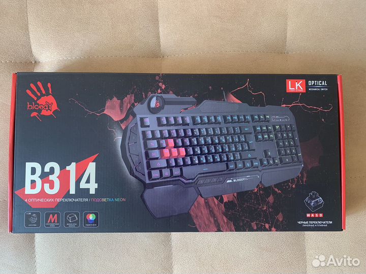 Игровая клавиатура A4tech Bloody B314
