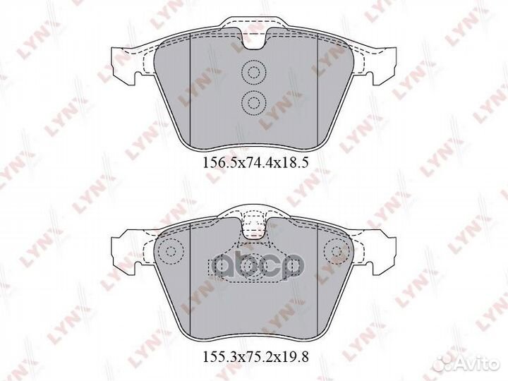 BD-7816 Колодки тормозные ford S-MAX 2.0D-2.2D