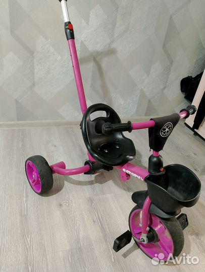 Детский трехколесный велосипед складной