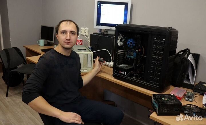 Ремонт компьютеров на дому + Ремонт ноутбуков +