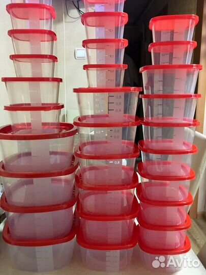 Новые пищевые контейнеры набор 30 штук