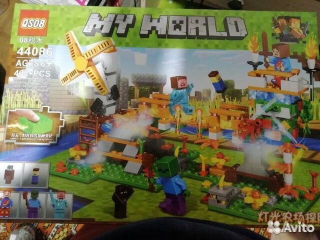 Конструктор Lego Майнкрафт My World Май Ворлд 463д