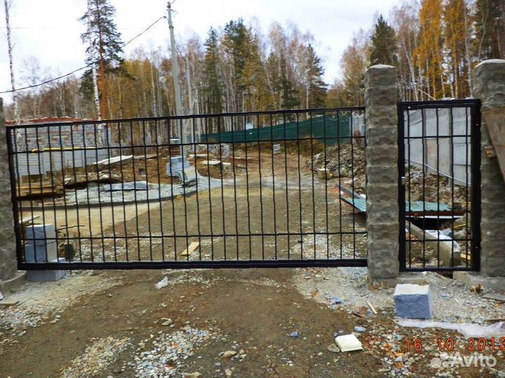 Откатные ворота механика