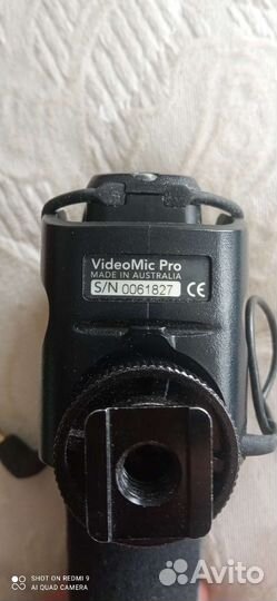 Микрофон rode videomic pro