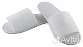 Махровые одноразовые тапочки отель