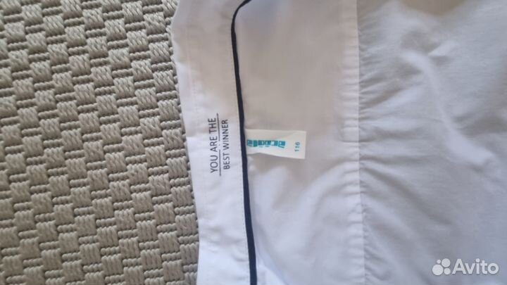 Рубашка белая р.116