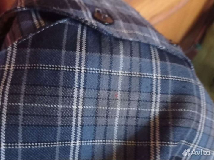 Жилетка голубая клетка школьная форма для мальчика