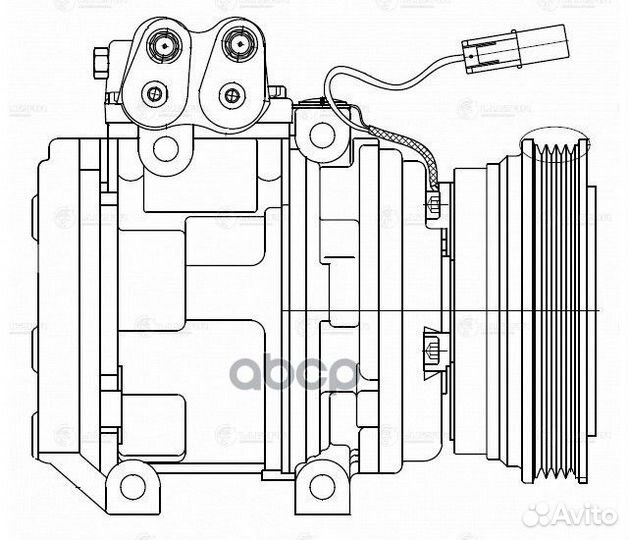 Компрессор кондиционера hyundai tucson/KIA spor