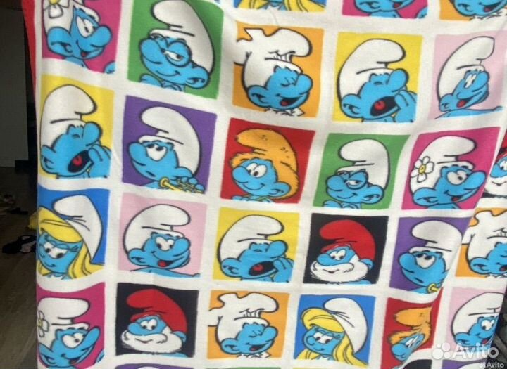 Плед Смурфики Новый