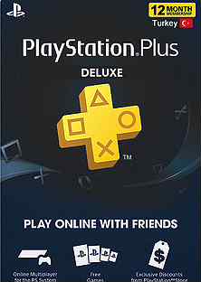 Подписка ps plus Deluxe ps4