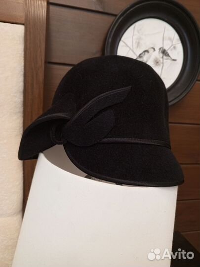 Шляпа клош фетр 54 56