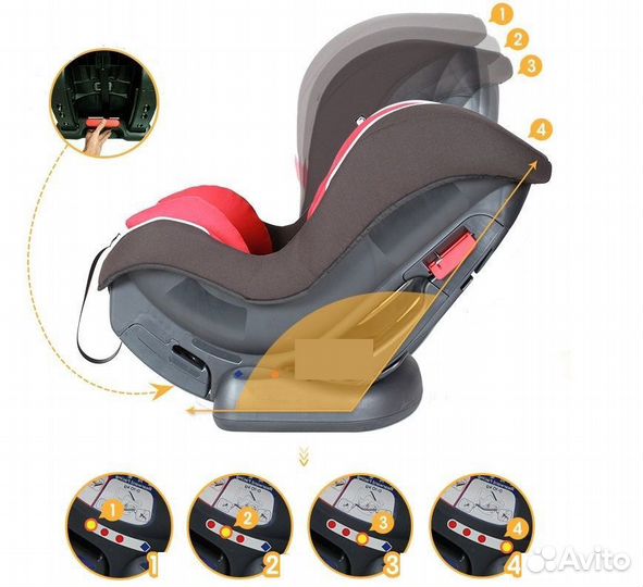 Автокресло 0-18кг Joie Tilt от 0 до 4лет Цвет Sand