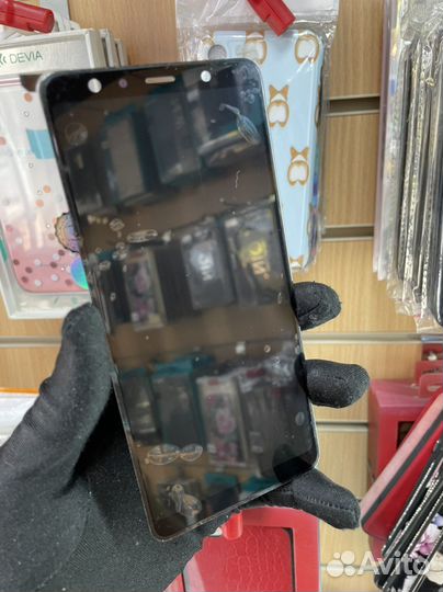 Сервисный дисплей Samsung A7-2018 оригинал SM-A750