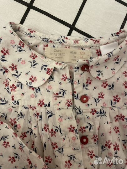 Zara блузка на девочку