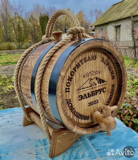 Дубовая бочка 10 литров (Калининград)