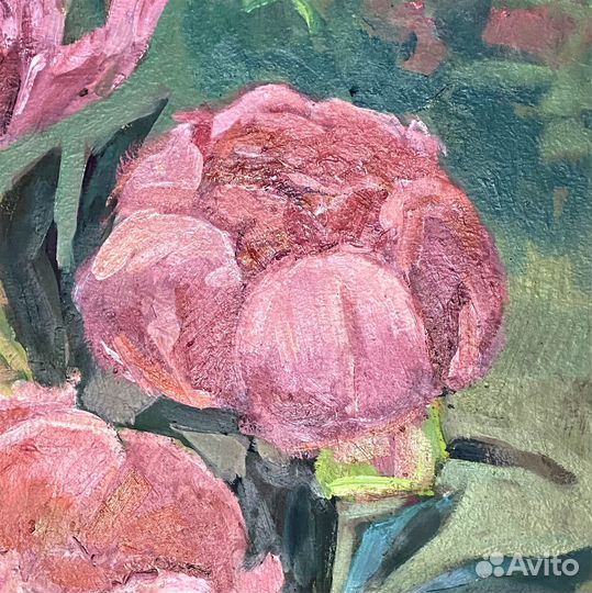 Картина Пионы цветы маслом