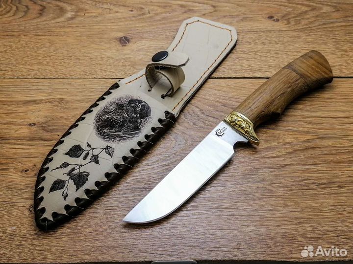 Нож Пластун из стали 65Х13 рукоять амазаку