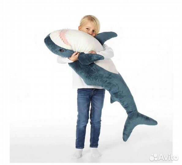 Икеа Оригинал Акула 100см новая