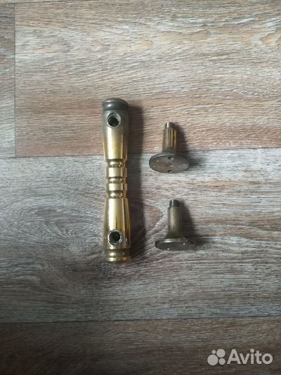 Дверная старинная ручка бронза