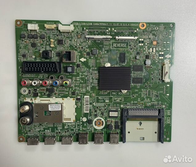 Телевизор LG 39LA620V в разборе