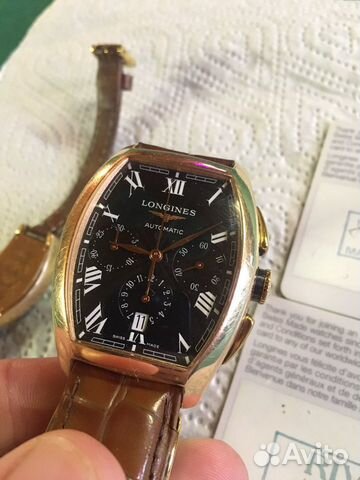 Часы золотые Longines