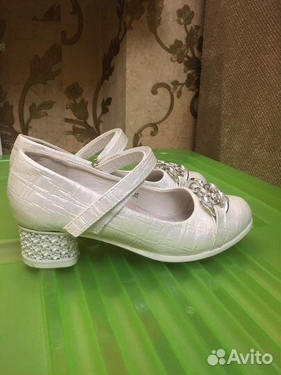 Туфли праздничные для девочки 35 размер
