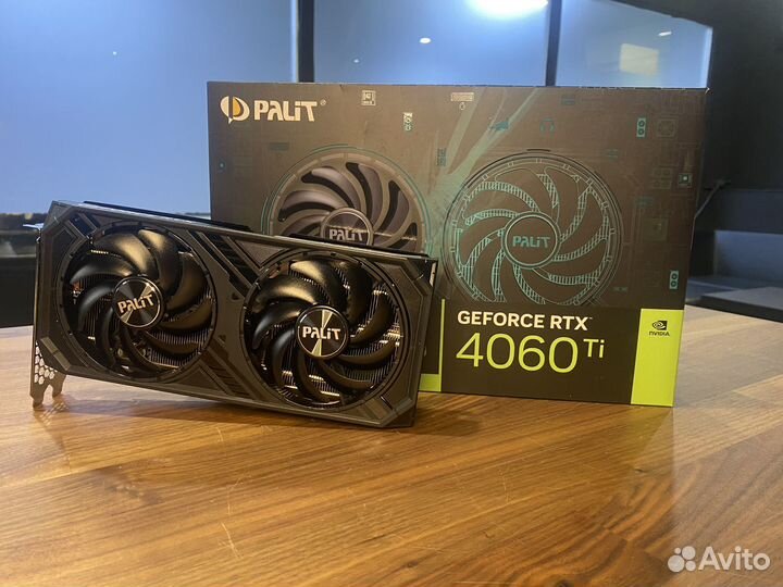 Видеокарта Palit GeForce RTX 4060 Ti OC Dual