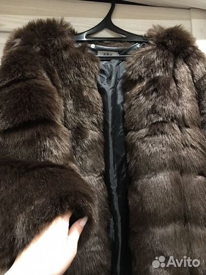 Искусственная шуба под норку