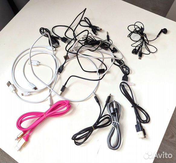 Кабели, разъемы, наушники, удлинитель