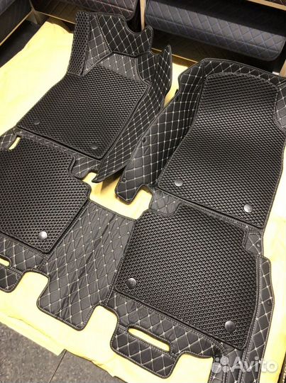 3d коврики из экокожи в салон. На все авто