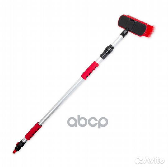 Щетка для мытья с краном подачи воды и телескоп